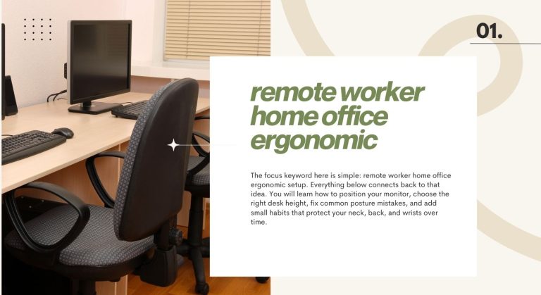 home office ergonomic