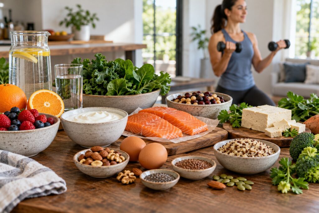 Foods that supply nutrients for bone, joint, and muscle health