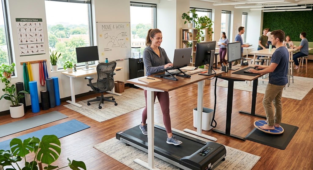 movement-friendly workspace